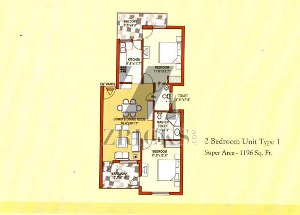 Plus Kingfisher Residency Floor Plan