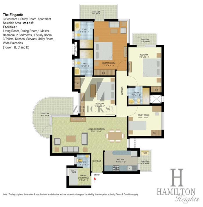 Espire Hamilton Heights Floor Plan