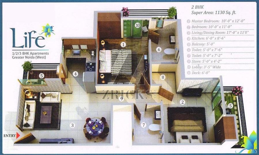 Gayatri Life Floor Plan
