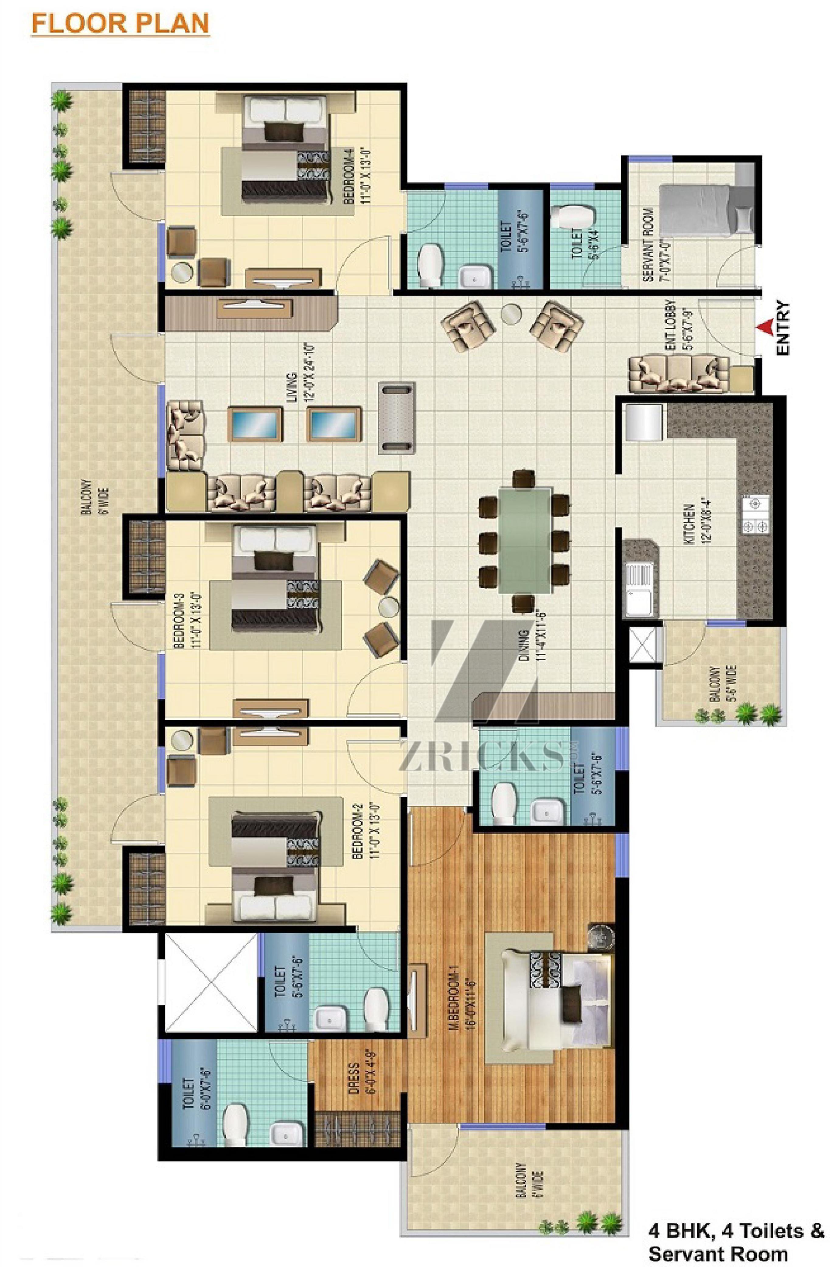 Kamal Ideal Sapphire Heights Floor Plan