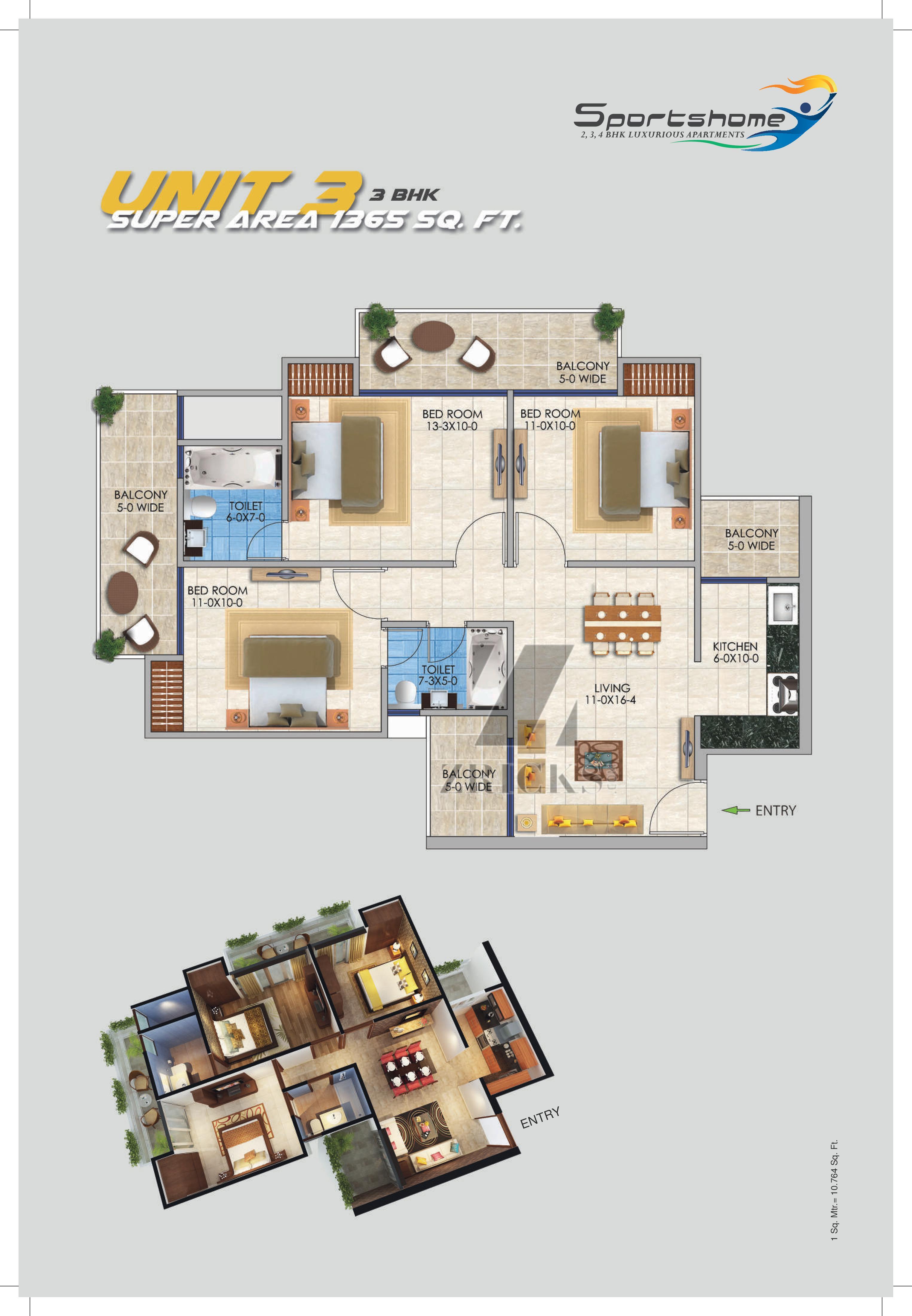 Dev Sai Sports Home Floor Plan