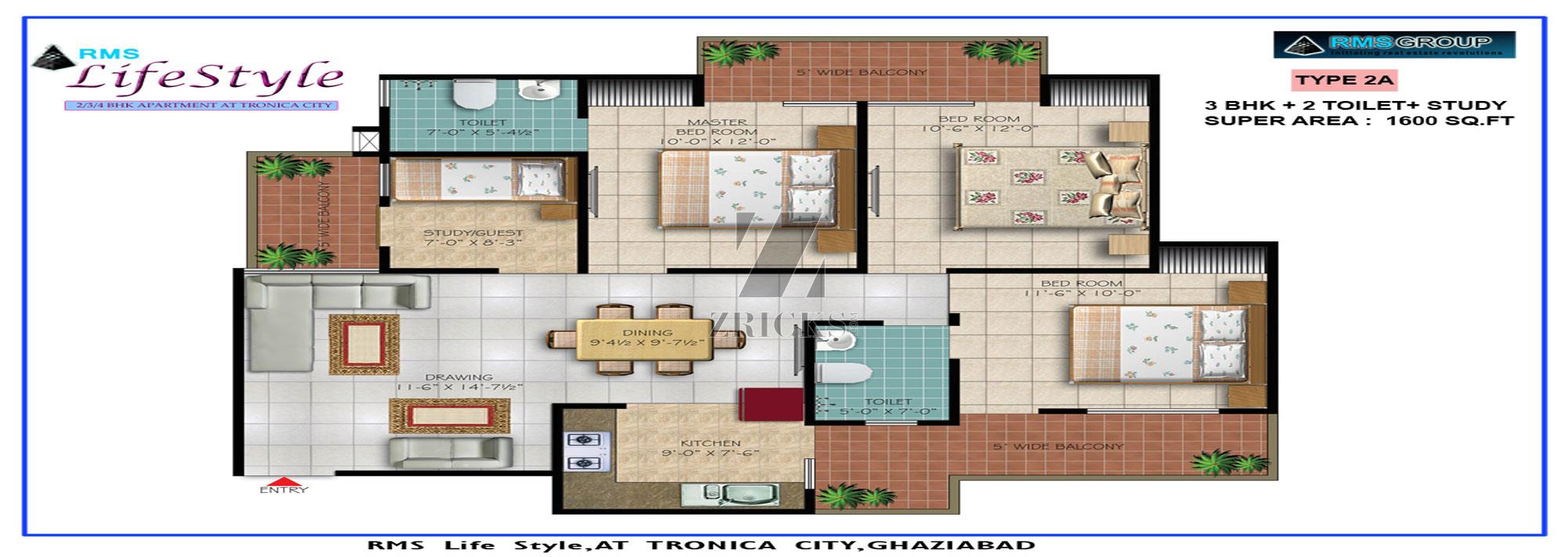 RMS Lifestyle Floor Plan