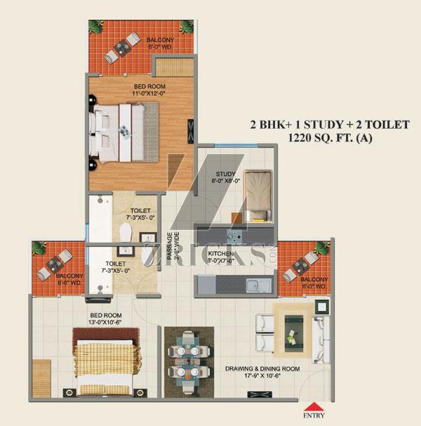 Omkar F1 Homes Floor Plan