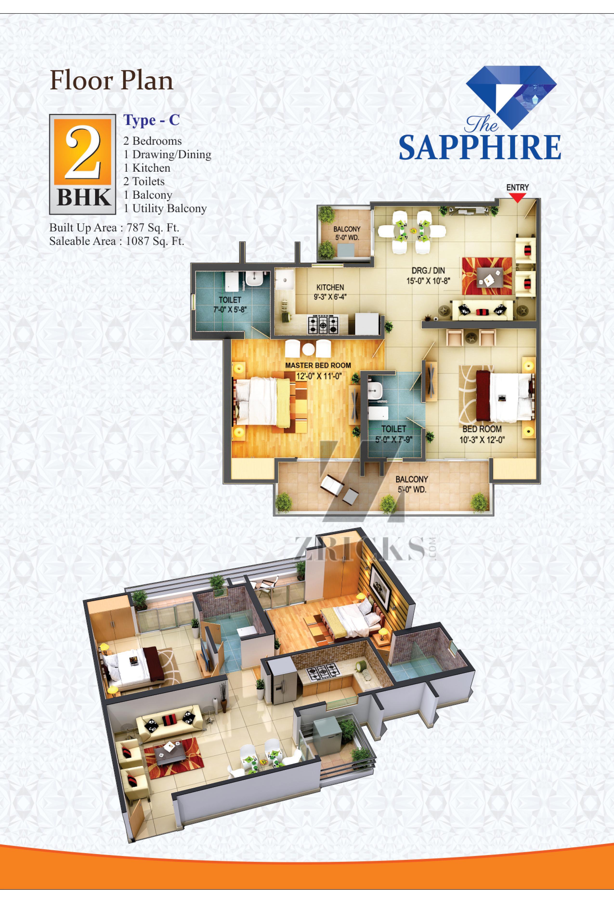 Ruchira The Sapphire Floor Plan