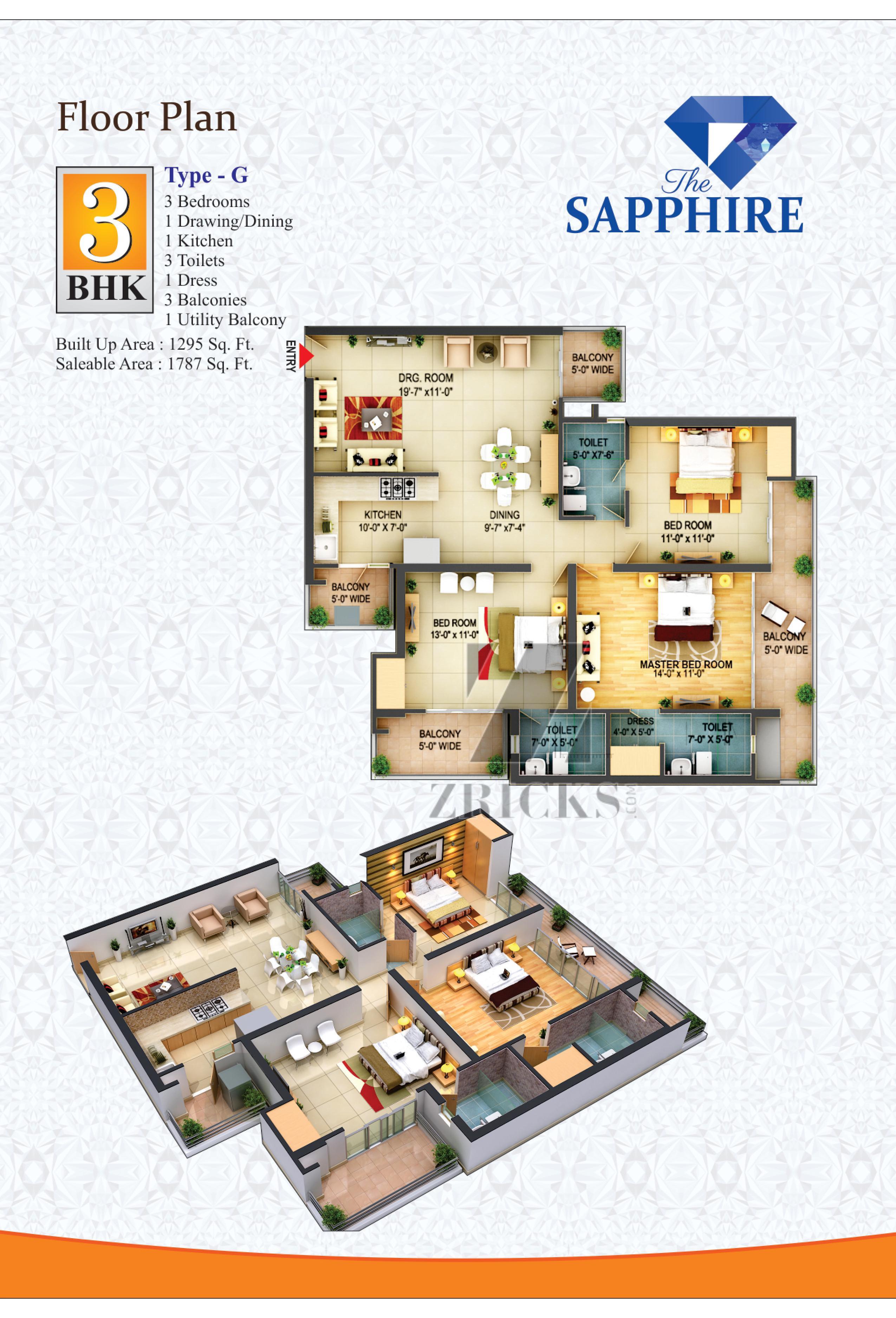 Ruchira The Sapphire Floor Plan