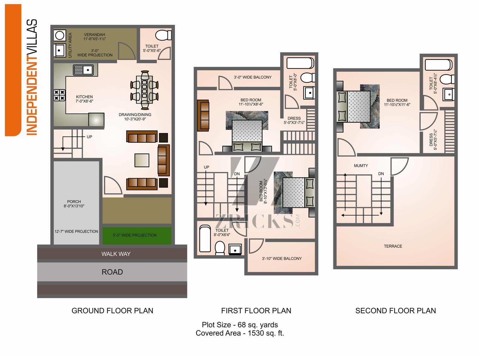 Mehak Residency Floor Plan