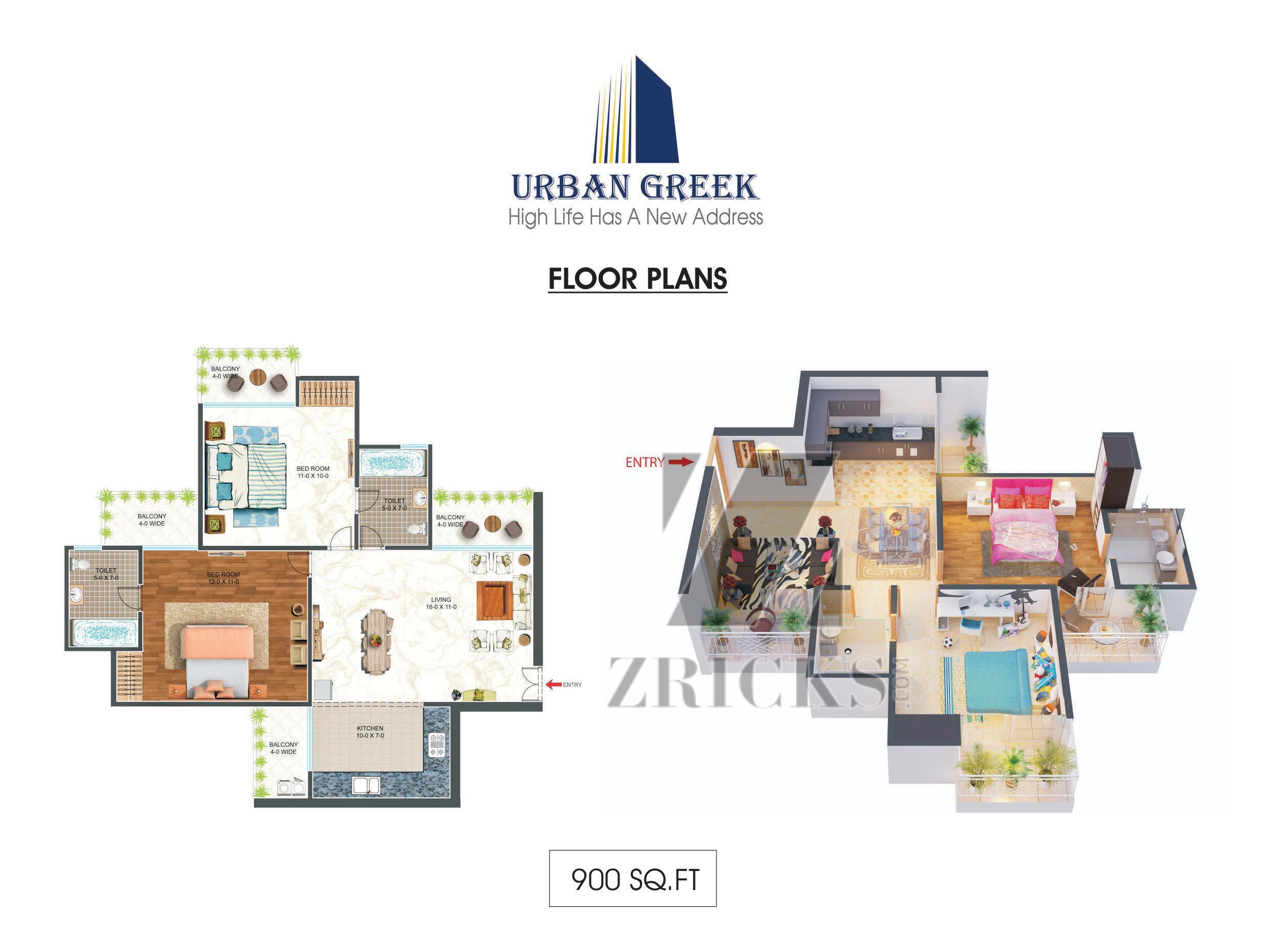 Antriksh Urban Greek Floor Plan