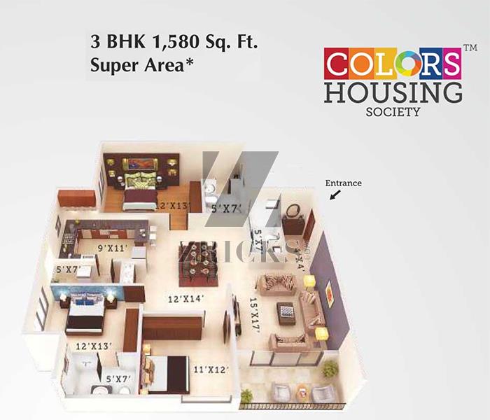 Colors Housing Society Regalia Floor Plan