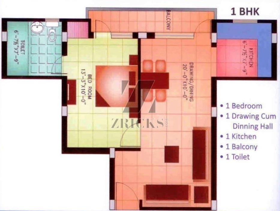 Satyam Residency Floor Plan