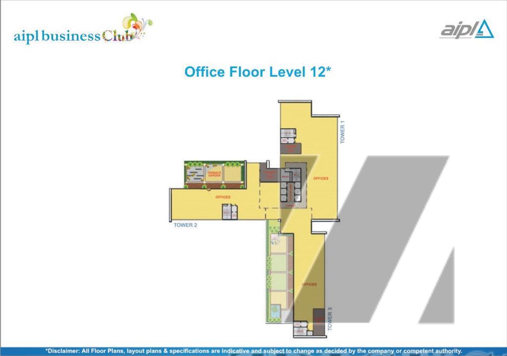 Aipl Business Club Floor Plan