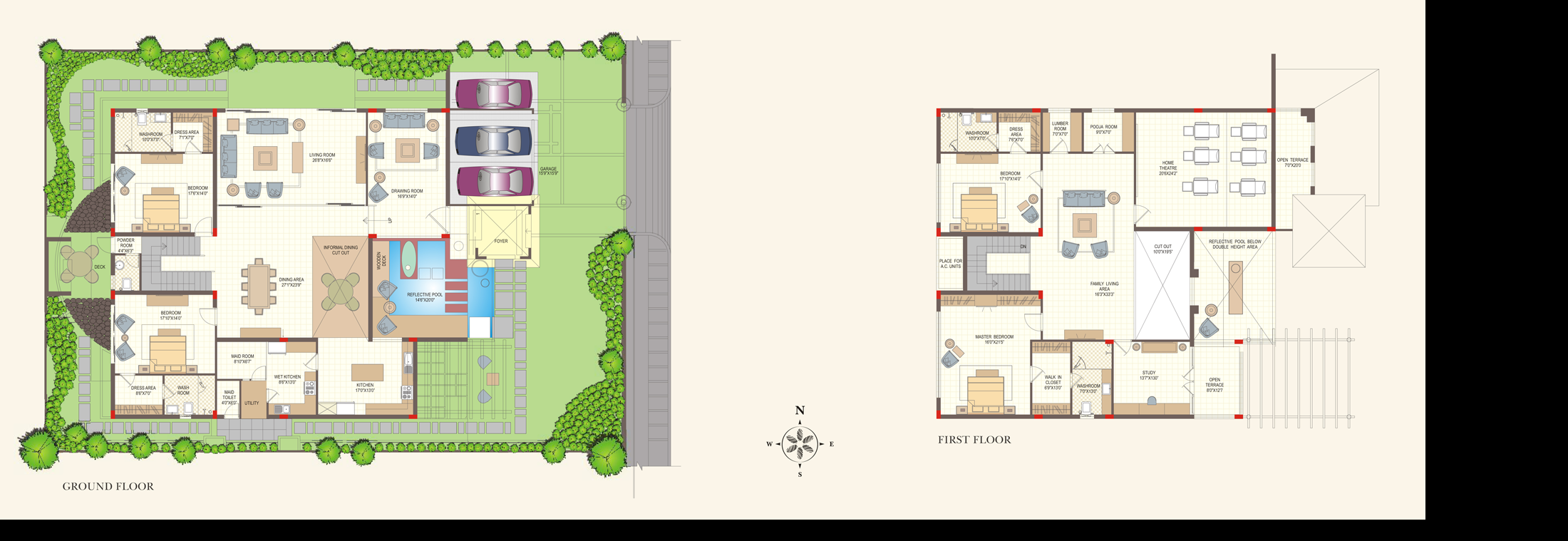 Sri Aditya Casa Grande Floor Plan