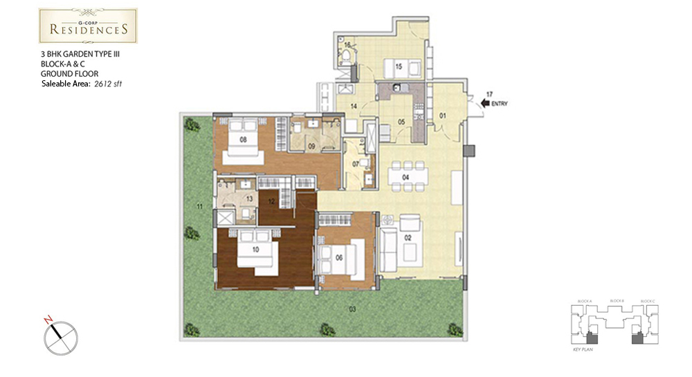 G Corp Residences Floor Plan