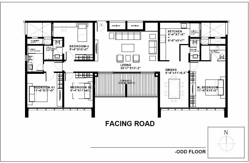 Duville Riverdale Heights Floor Plan