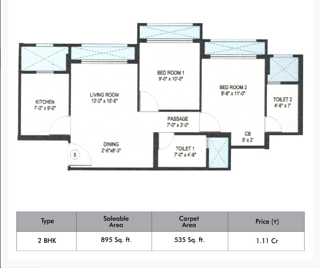 Hiranandani Obelia Floor Plan