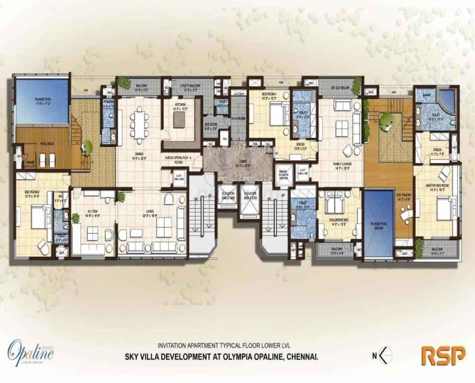Olympia Sky Villas Floor Plan