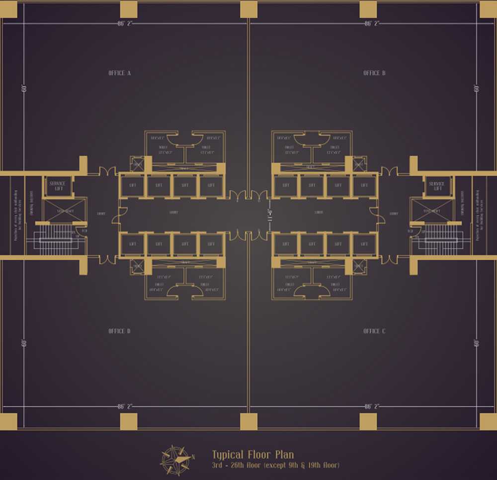 Ideal Unique Centre Floor Plan