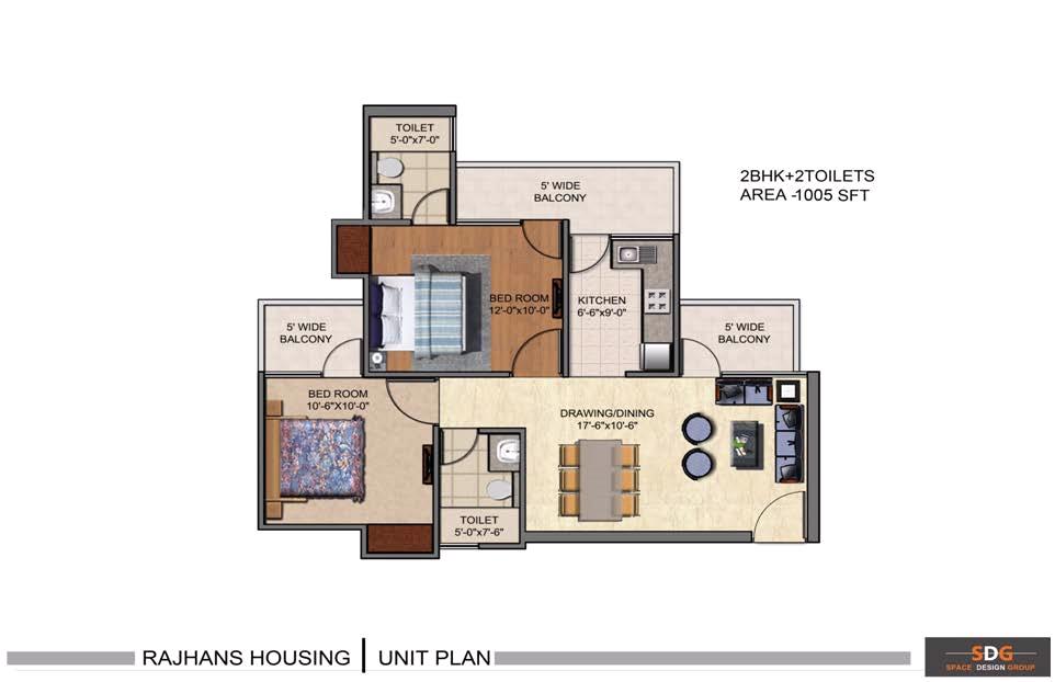 Rajhans Residency Floor Plan