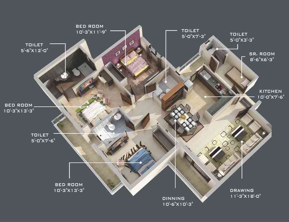 Omaxe Waterscapes Floor Plan