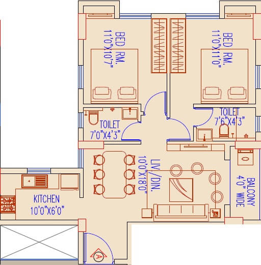 Primarc Allure Floor Plan