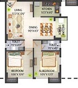 Primarc Shrachi Aangan Floor Plan