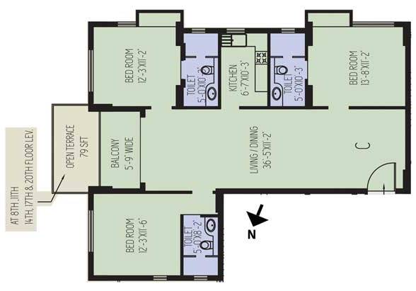PS Alcove Tower 5 Floor Plan