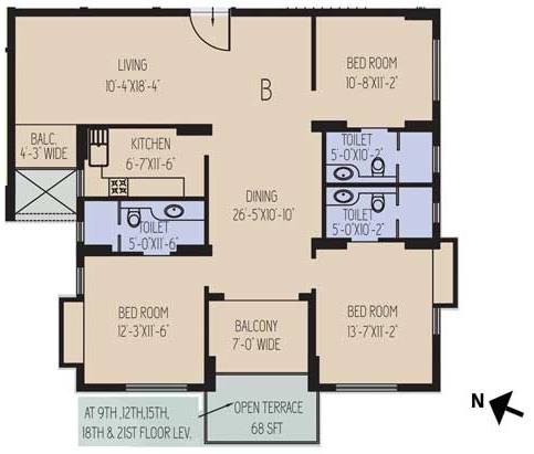 PS Alcove Tower 5 Floor Plan