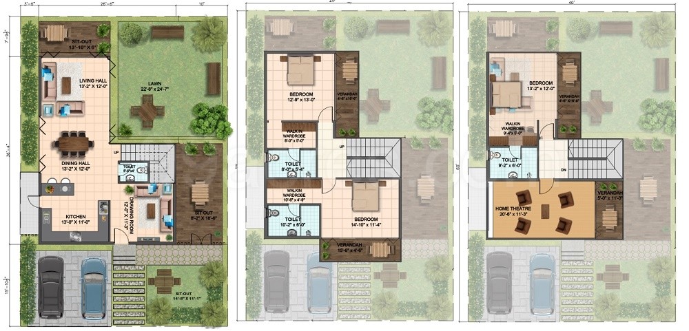Sark Garden Villas Floor Plan