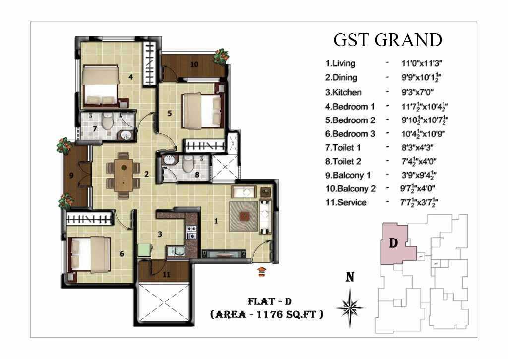 JBM GST Grand Floor Plan