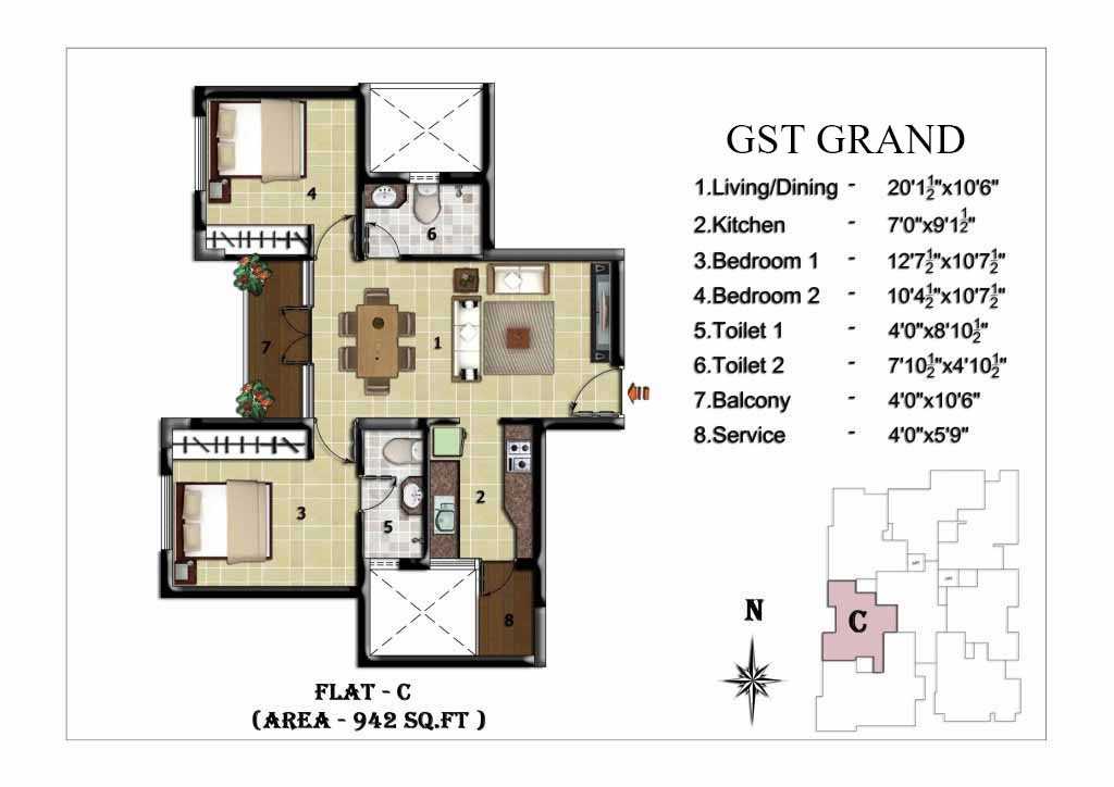 JBM GST Grand Floor Plan