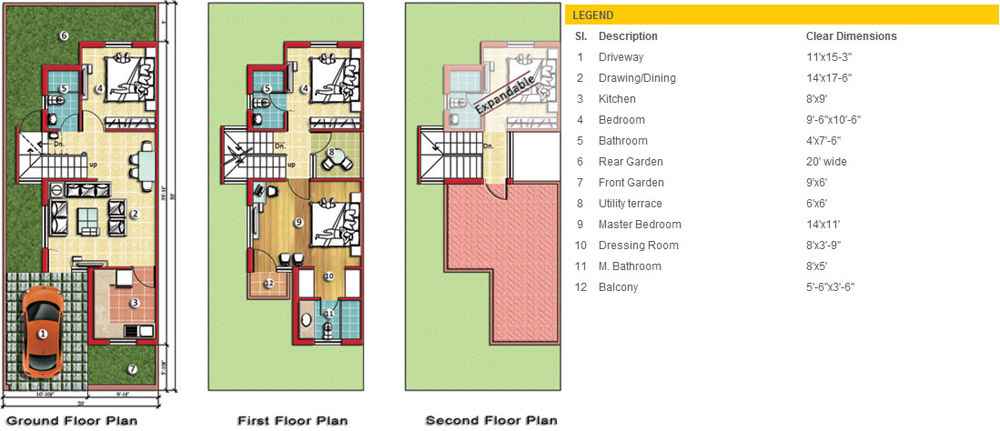 Sare Expandable Villa Phase II Floor Plan
