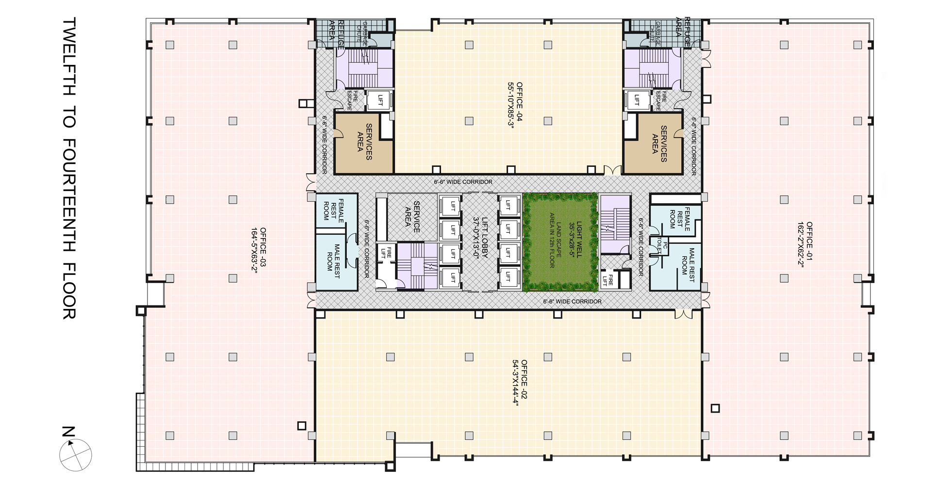Manjeera Trinity Corporate Floor Plan