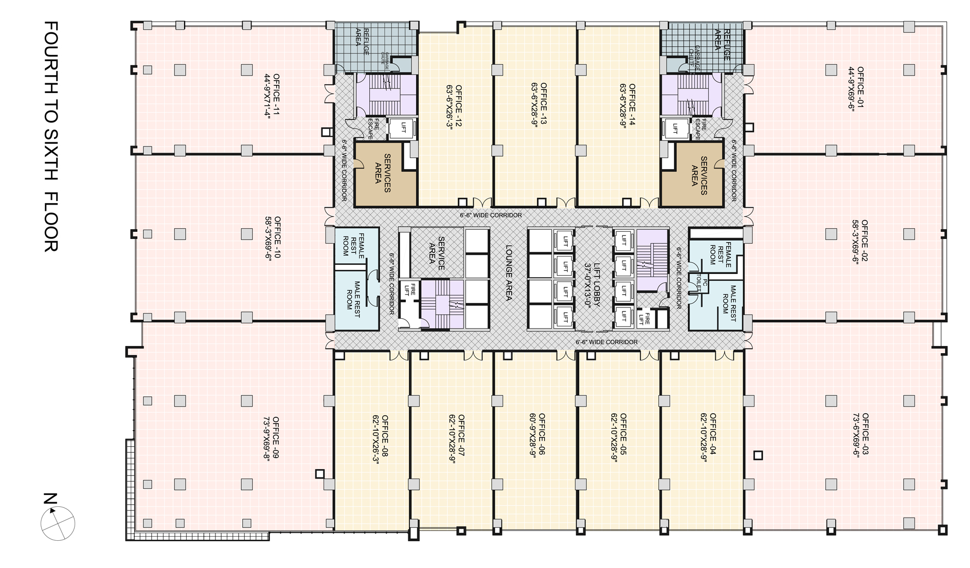 Manjeera Trinity Corporate Floor Plan