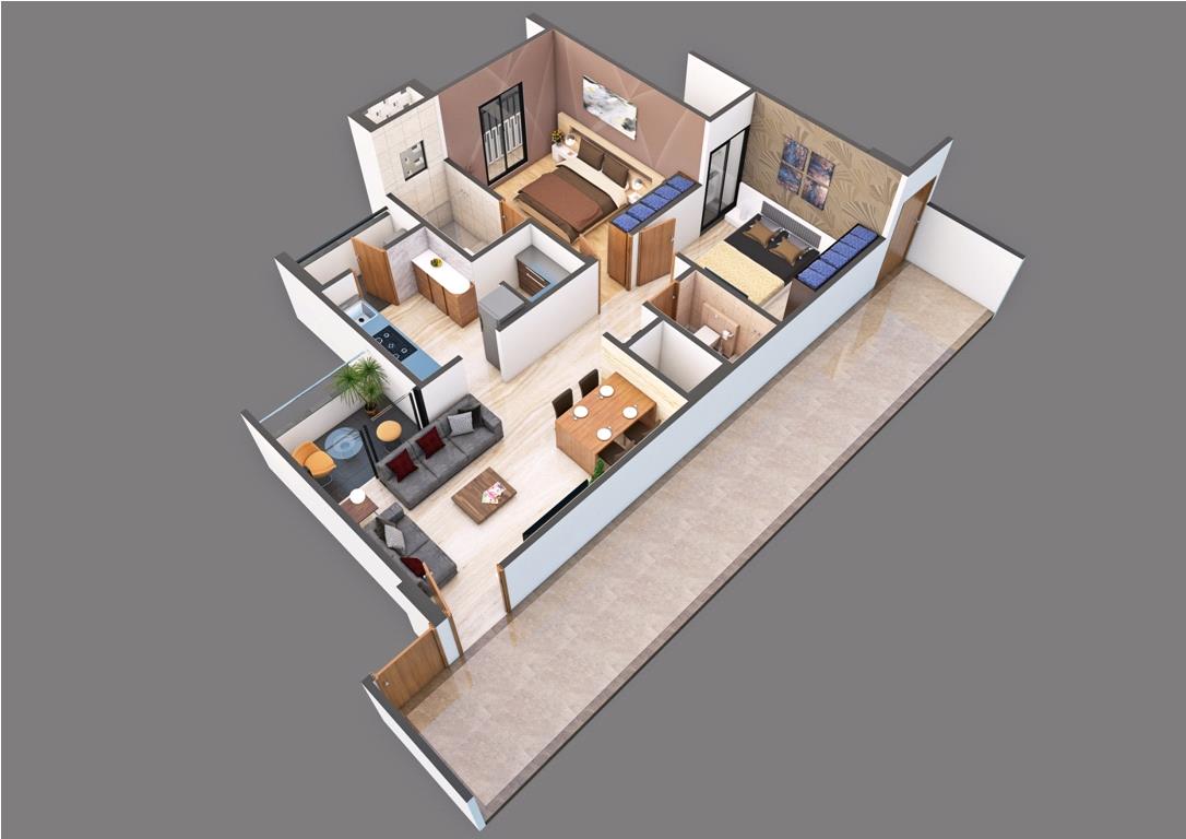 SNN Raj Serenity Phase II Floor Plan