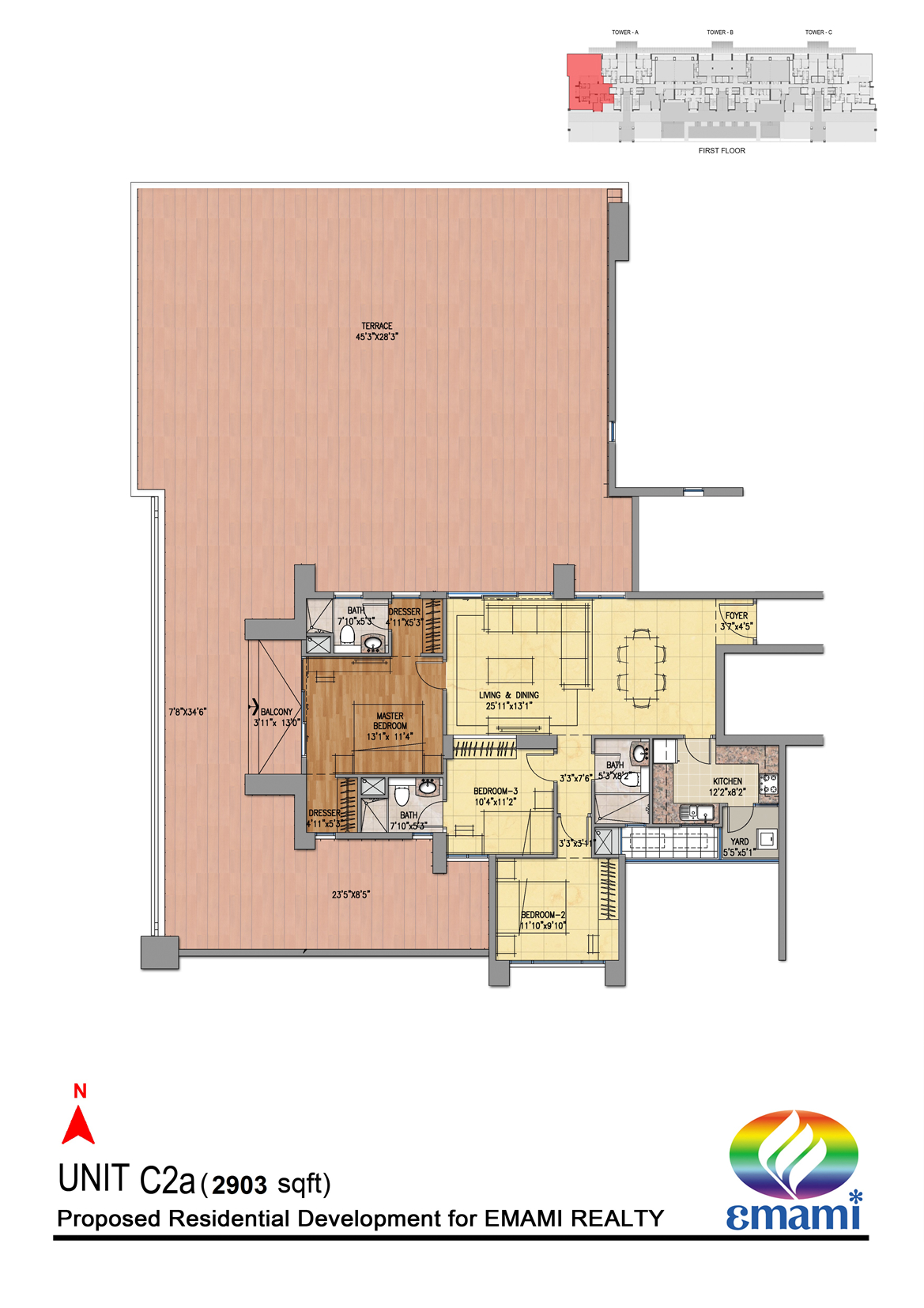 Emami Tejomaya Floor Plan