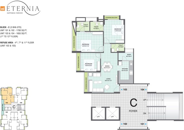 Gala Eternia Floor Plan