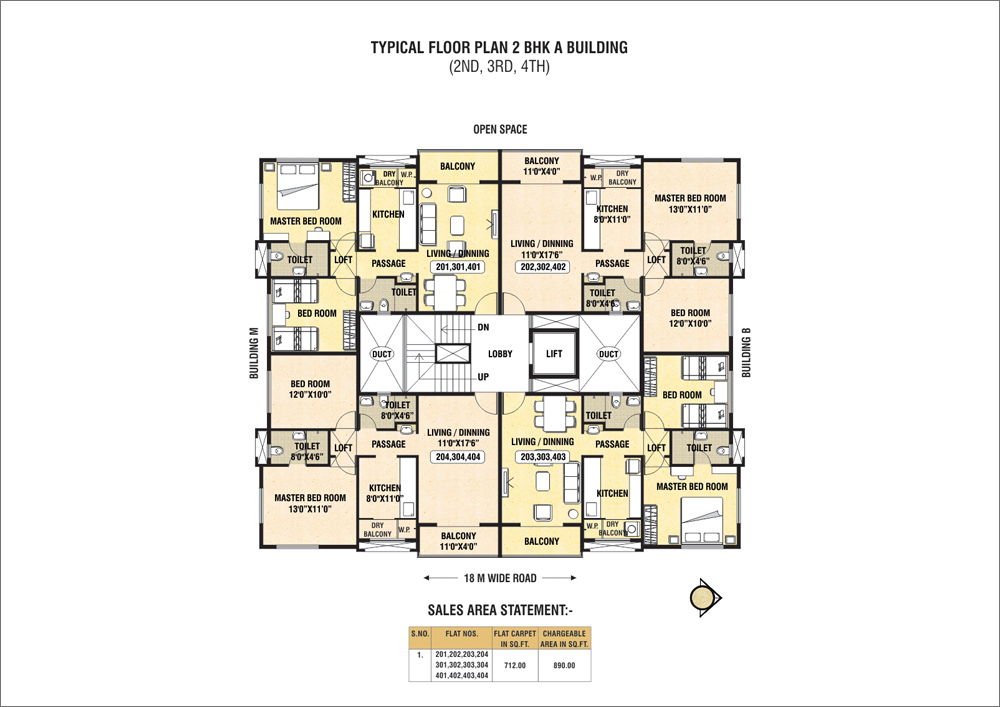 Naiknavare Lakeshore Residency Floor Plan