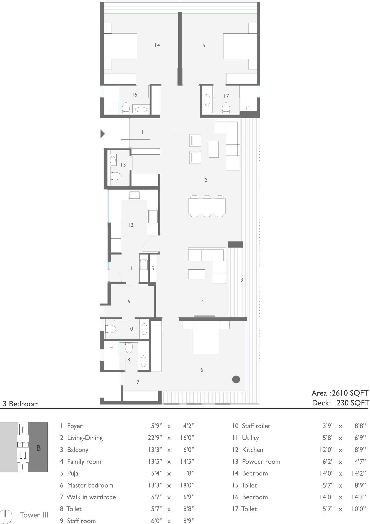 Ceebros One 74 Floor Plan