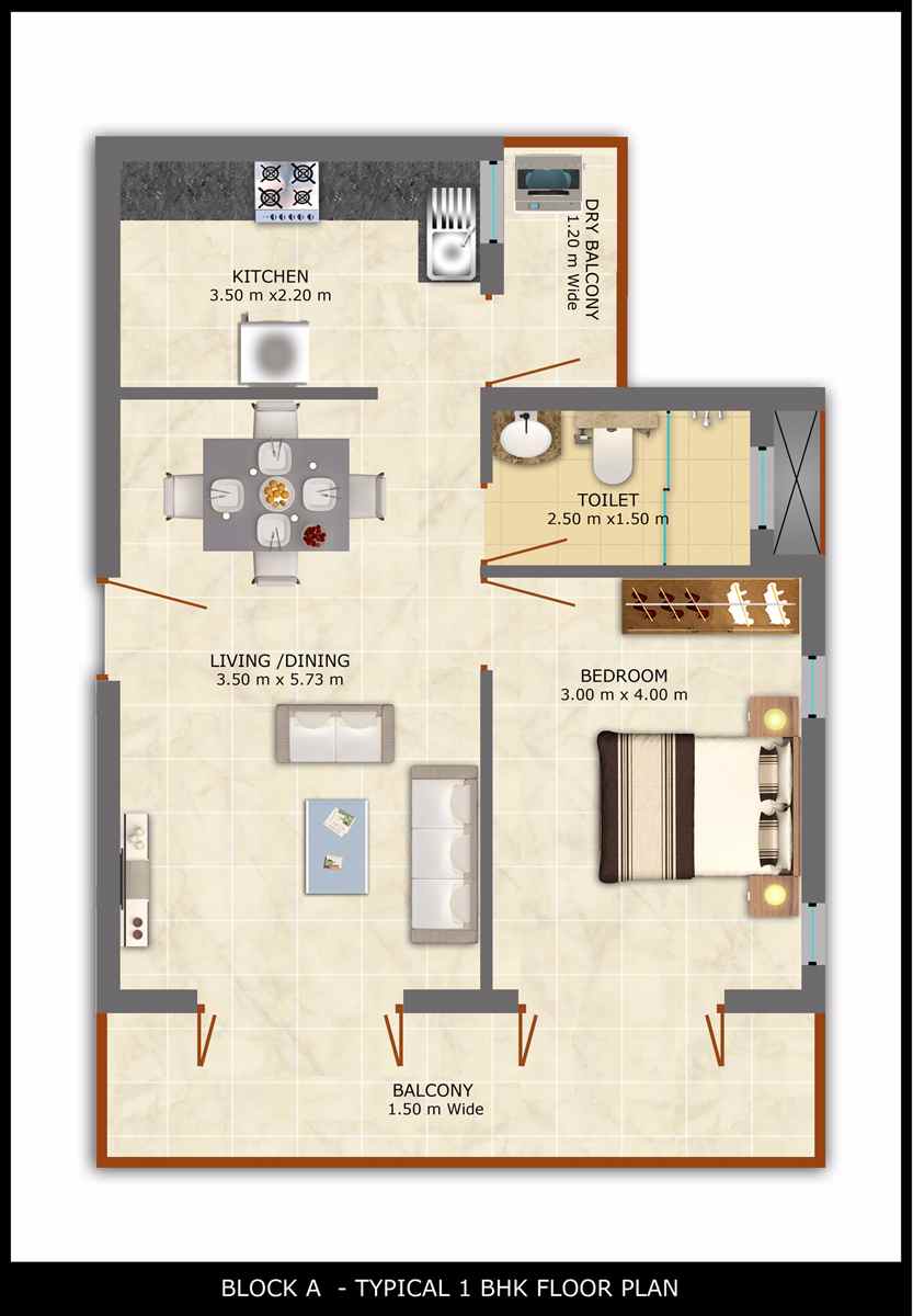 B and F Villa Goesa Floor Plan