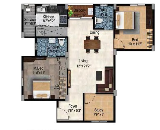 Mahaveer Willet Floor Plan