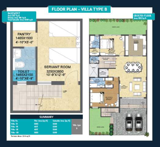 Rishita Mulberry Villas Floor Plan