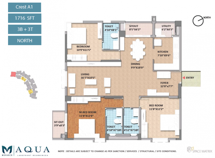 Monarch Aqua   Floor Plan