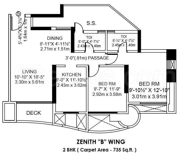 K Hemani Zenith Floor Plan