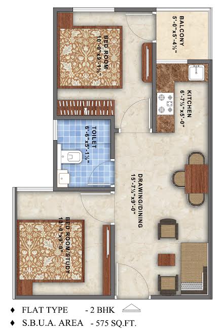 RSR Advaita Homes Floor Plan