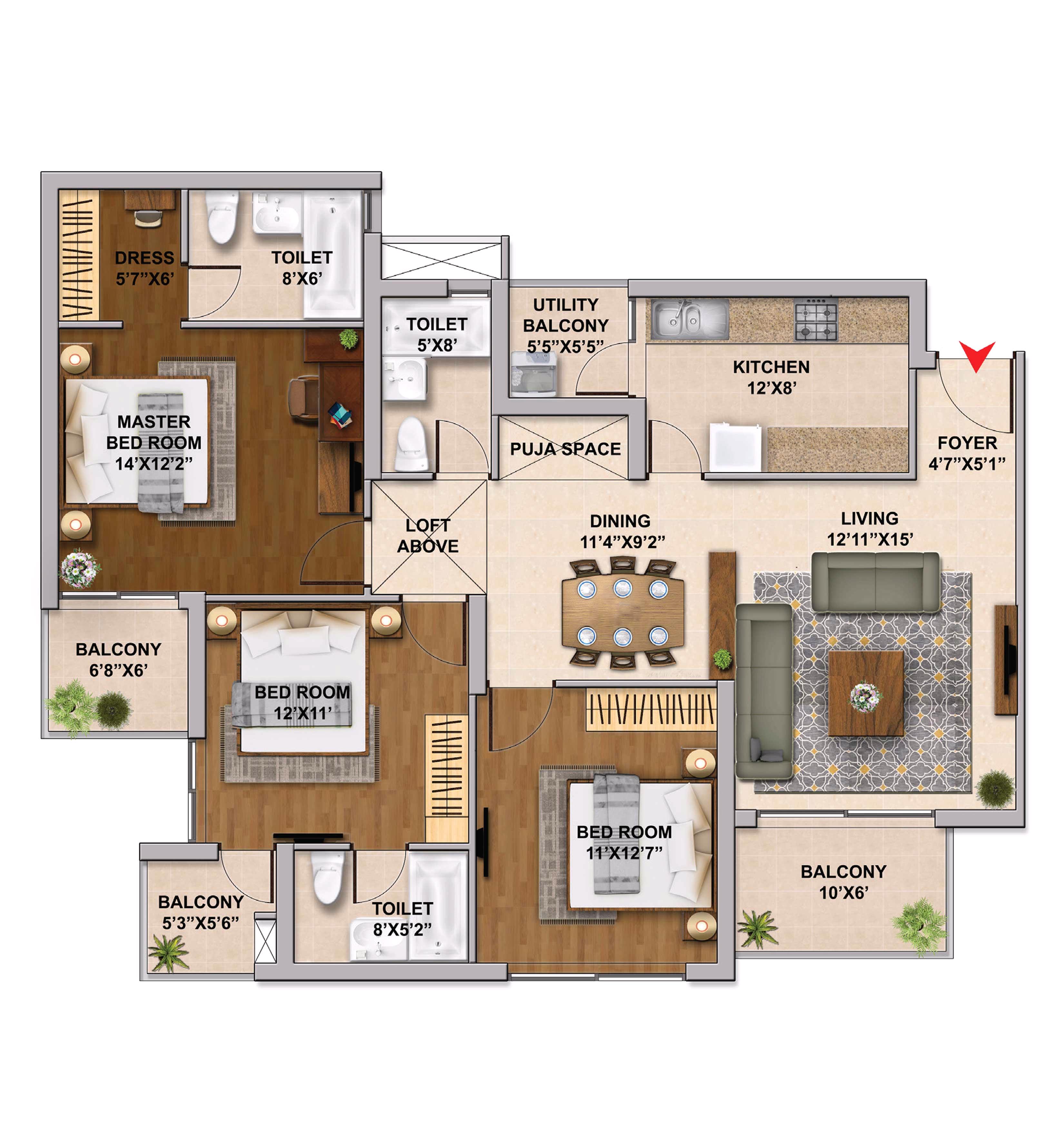 Hero Homes Floor Plan