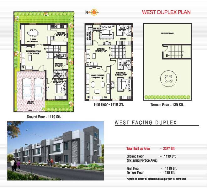 Modi Sterling Homes Floor Plan