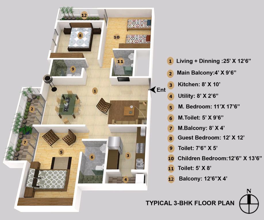 Samruddhi North Square Floor Plan