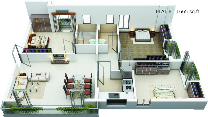 Shivam Astera Floor Plan