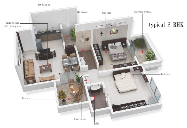 Primespace Utsav Homes  Floor Plan