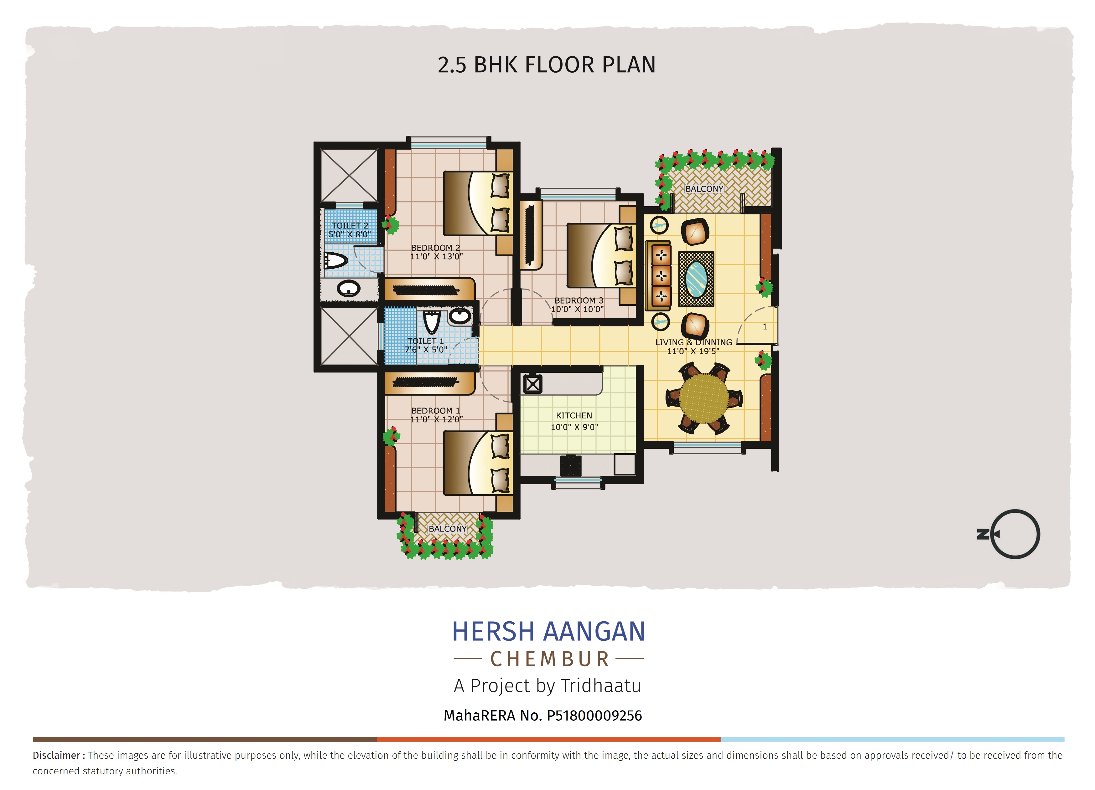 Tridhaatu Hersh Aangan Floor Plan