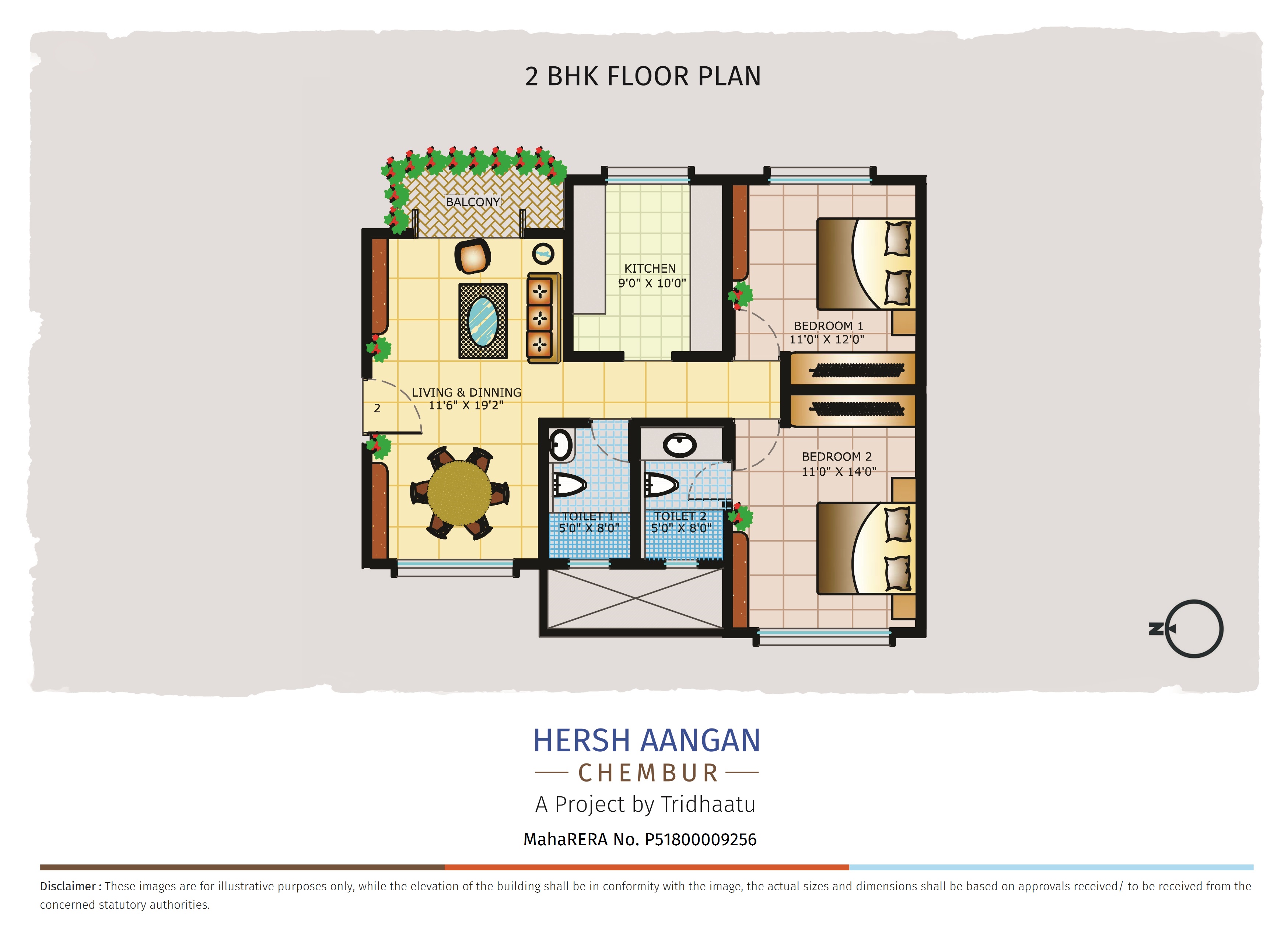 Tridhaatu Hersh Aangan Floor Plan
